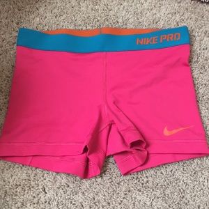PINK Nike Pro Spandex